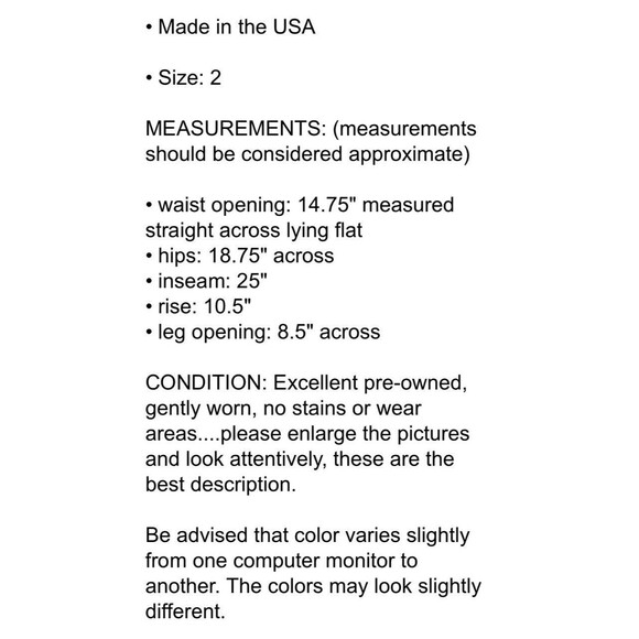 Trina Turk Ore Cropped Boot Pants  Size 2  Navy Mid-Rise Kick Flare Leg - Picture 13 of 16